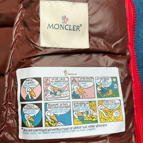 Moncler Tibb Gilet Red Detachable Hood Down Vest | Luxury Puffer Outerwear - Picture 8 of 9